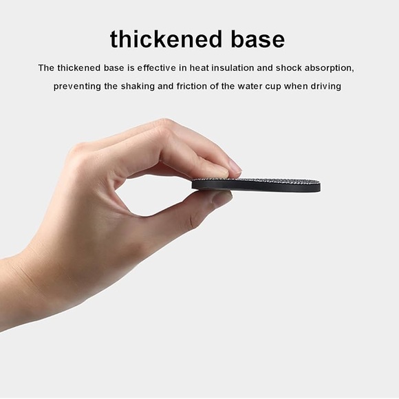 4pc bling leopard print car coasters - Picture 6 of 7